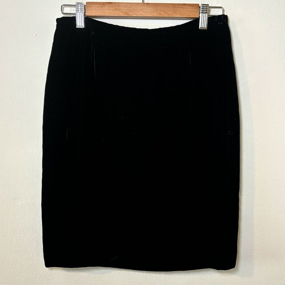 Lafayette 148 Velvet Silk Nelya Skirt - Size 6